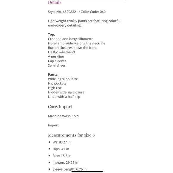 BNWT Free People Cornflower Santoshi Set Size 2 - Picture 4 of 7